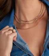 Summer Glow Rhine Layered Choker